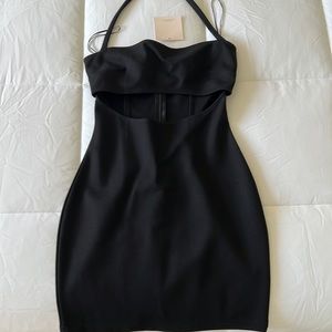 Mini black dress